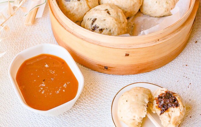 Steamed coffee buns