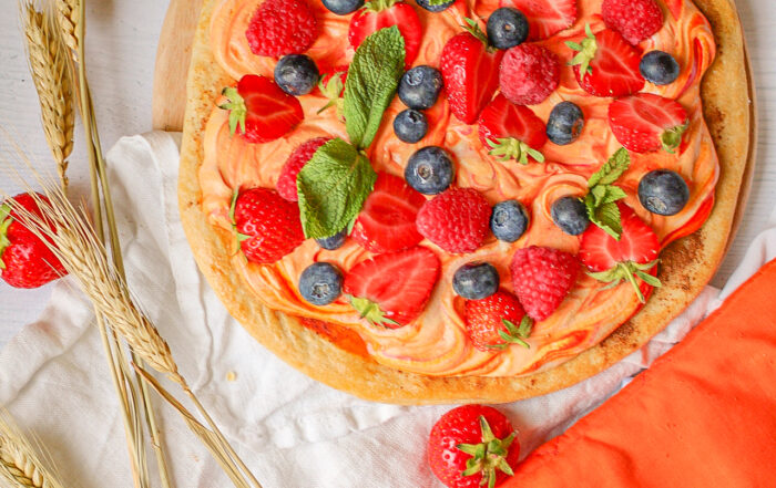 Juich fruit pizza