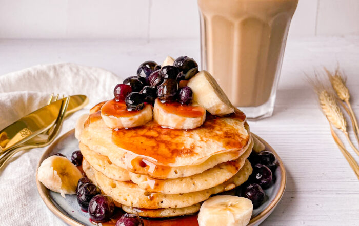 Blauwebes bananenpannenkoekjes